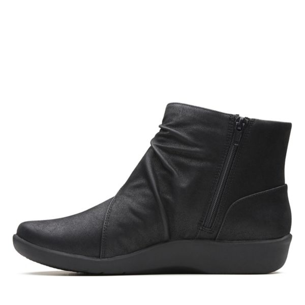 Clarks Womens Sillian Tana Ankle Boots Black | UK-3819746